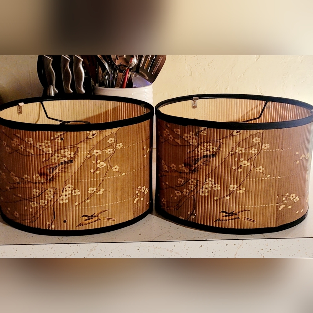 Bamboo lampshade